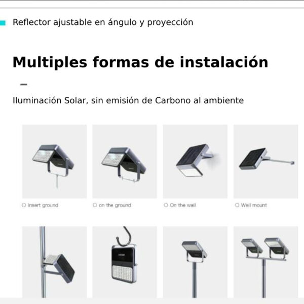 Reflector Solar para vallas y avisos